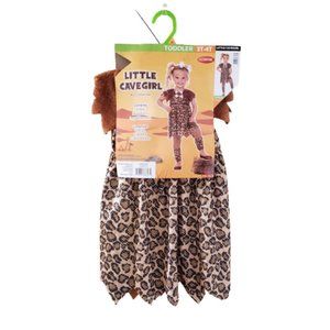 Cavegirl Halloween Costume Dress up Toddler 3T - 4T NWT